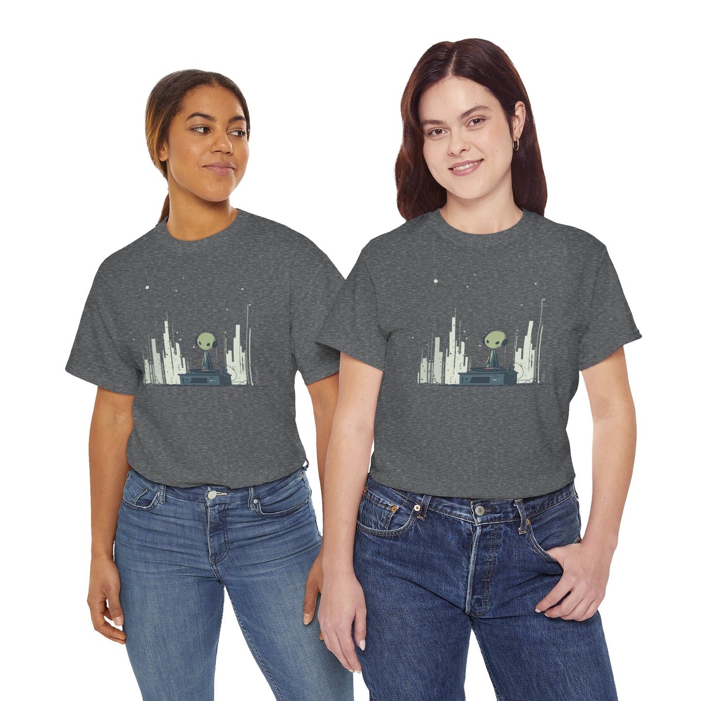 Alien Vibes - Alien DJ Shirt