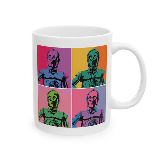 Star Wars Mug - C3PO Pop Art Ceramic Coffee Tea Mug