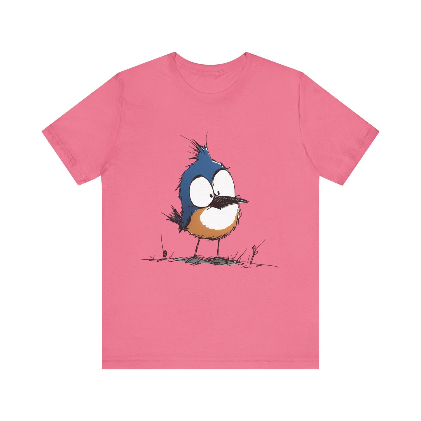 Cute Bluebird  Unisex Tee - Casual Wear for Nature Lovers