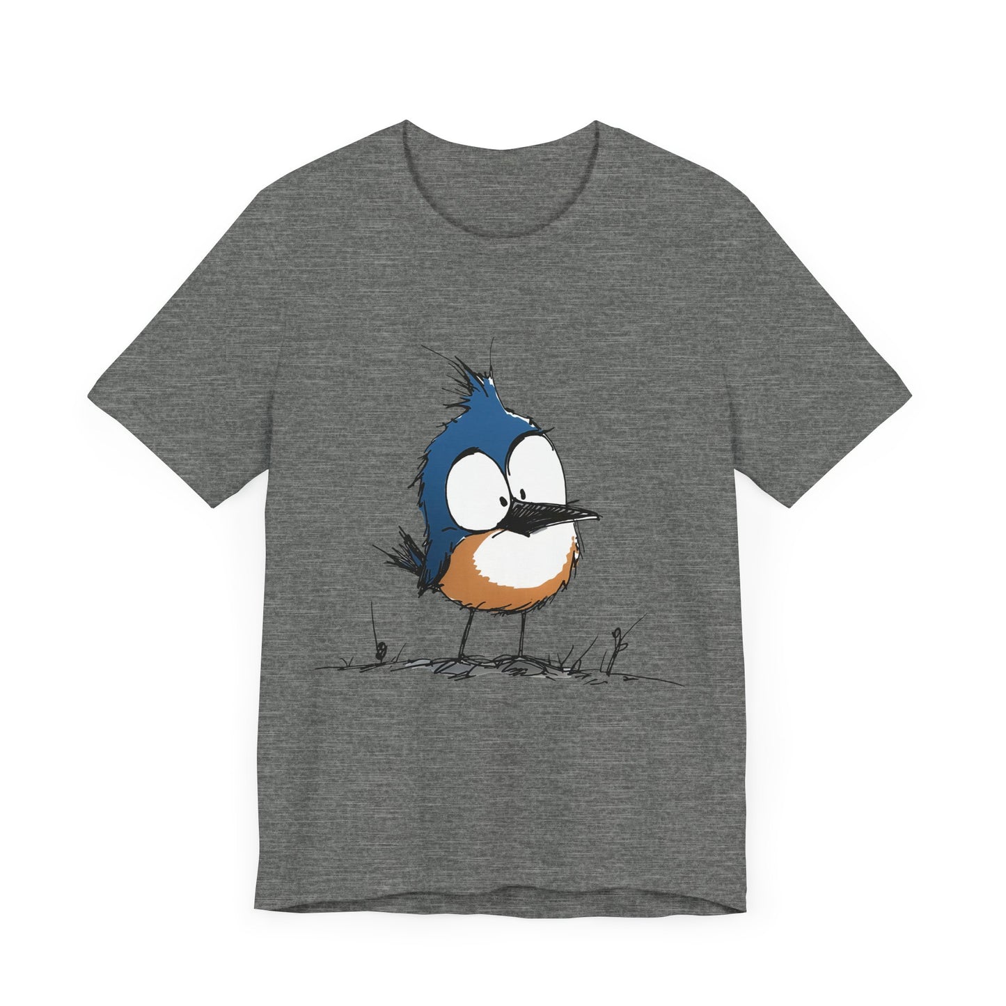 Cute Bluebird  Unisex Tee - Casual Wear for Nature Lovers