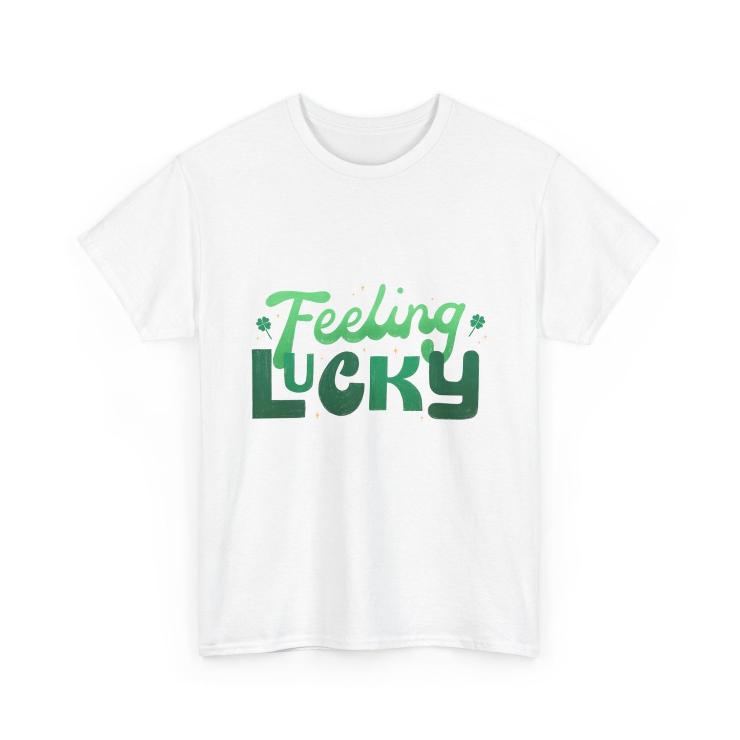 Feeling Lucky Unisex Heavy Cotton Tee - St. Patrick's Day Shirt