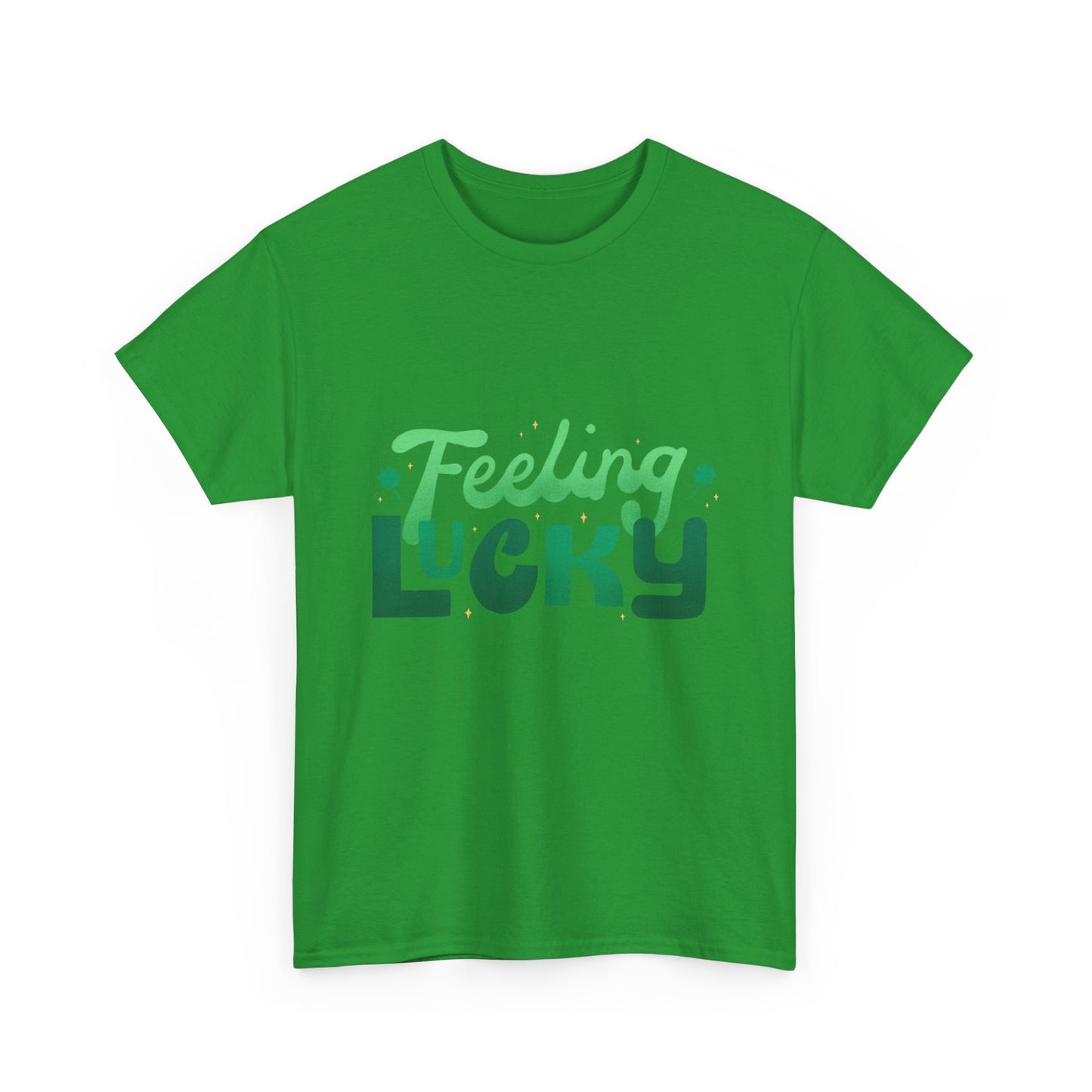 Feeling Lucky Unisex Heavy Cotton Tee - St. Patrick's Day Shirt