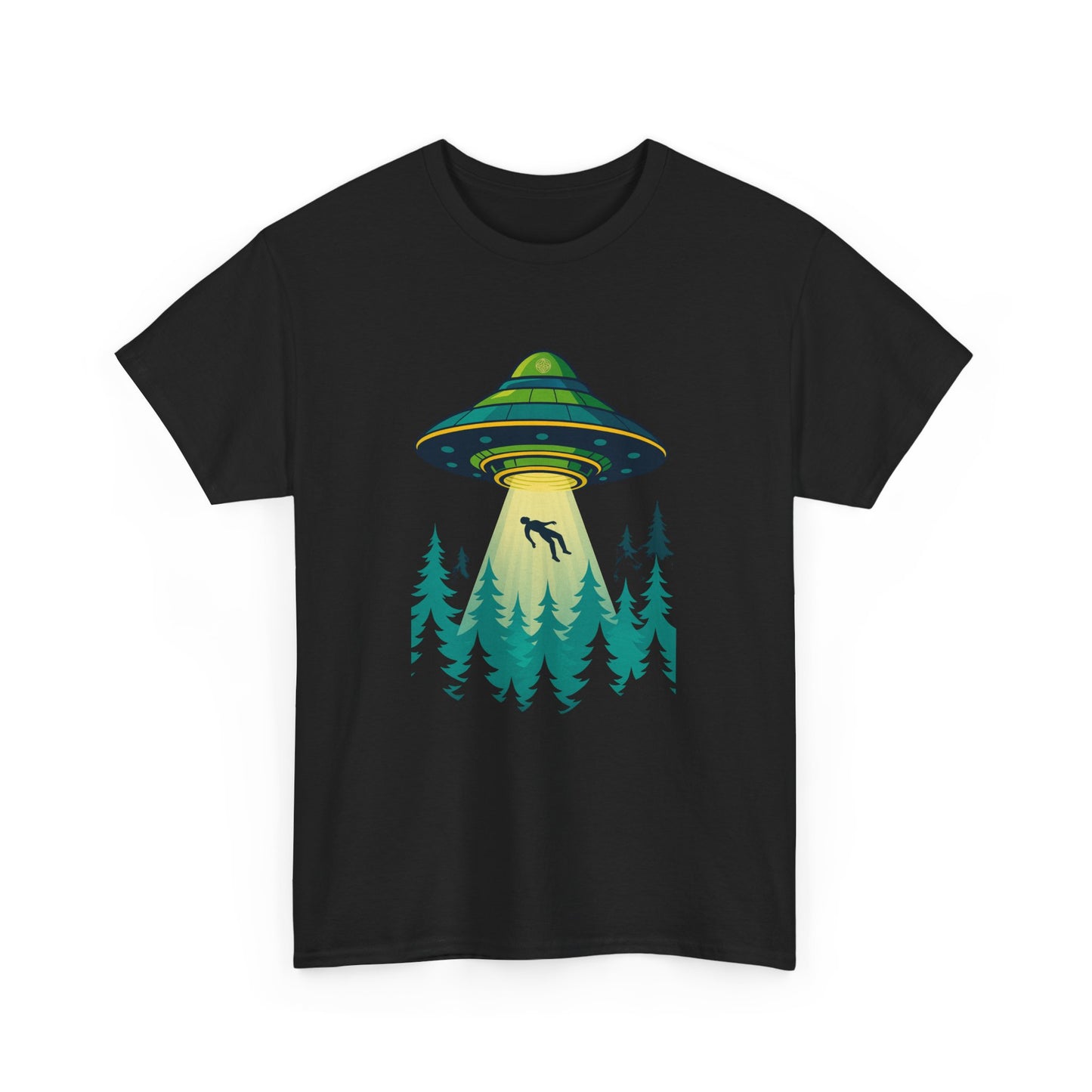 ALIEN UPLOAD - UFO Forest Adventure Unisex Tee