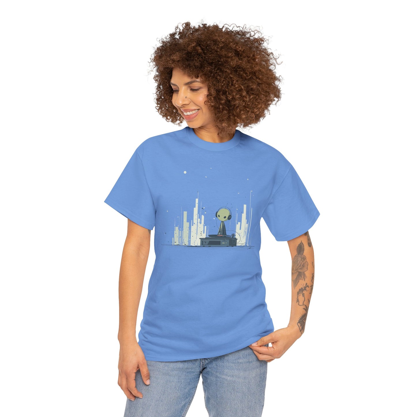 Alien Vibes - Alien DJ Shirt