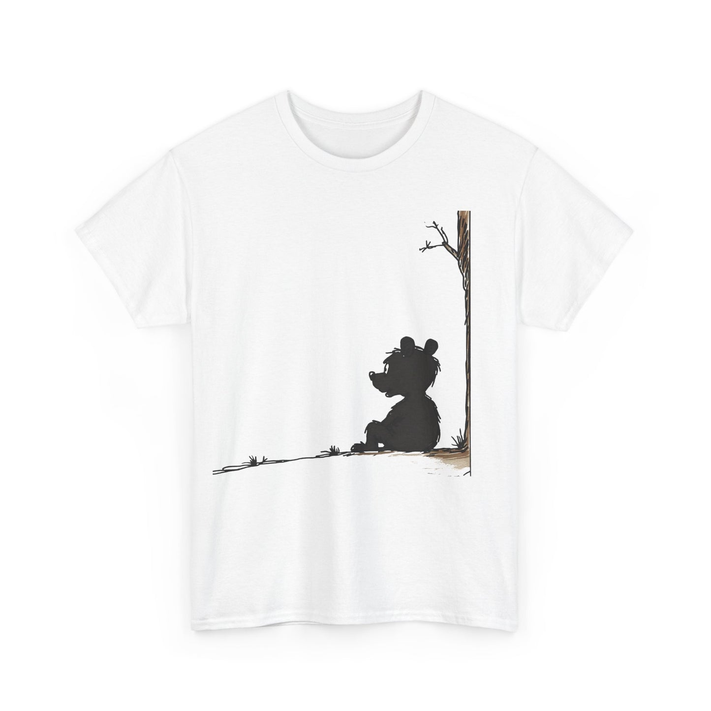 Cozy Bear Silhouette Tee for Nature Lovers