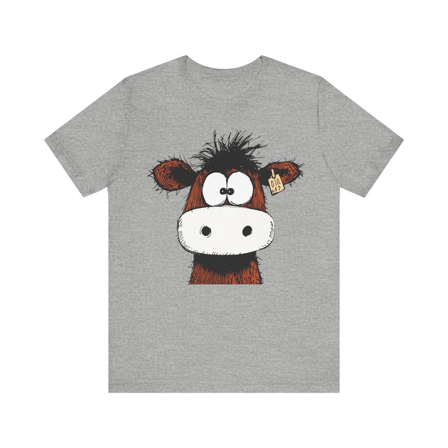 Funny Cow Graphic Tee - Unisex Jersey Short Sleeve T-Shirt