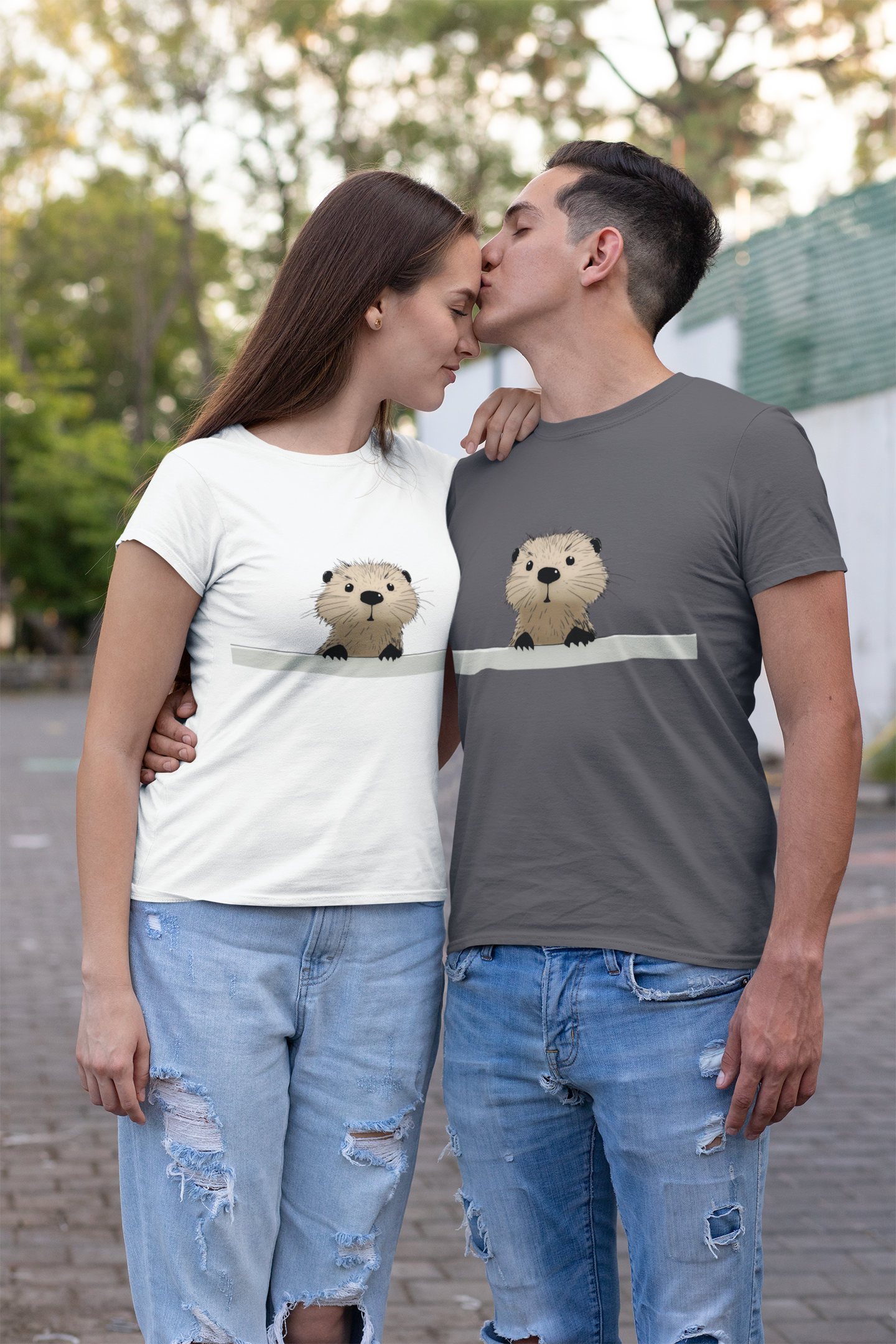 Sweet Little  Beaver Graphic Unisex Heavy Cotton Tee