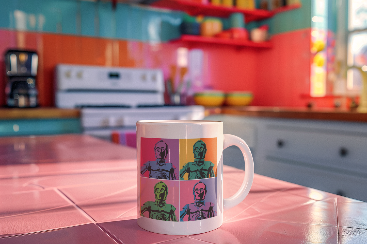 Star Wars Mug - C3PO Pop Art Ceramic Coffee Tea Mug
