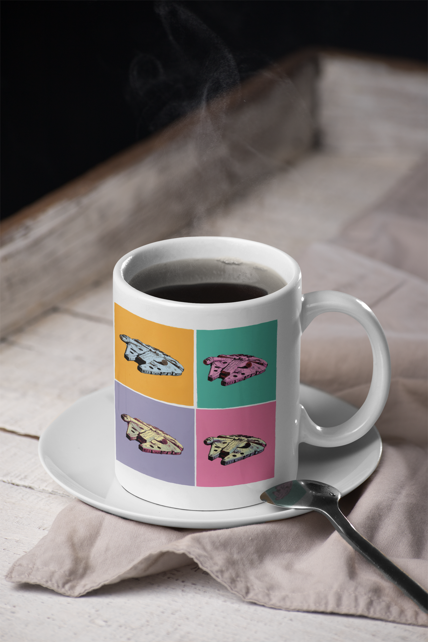Star Wars Mug - Millennium Falcon Pop Art Coffee Tea Gift