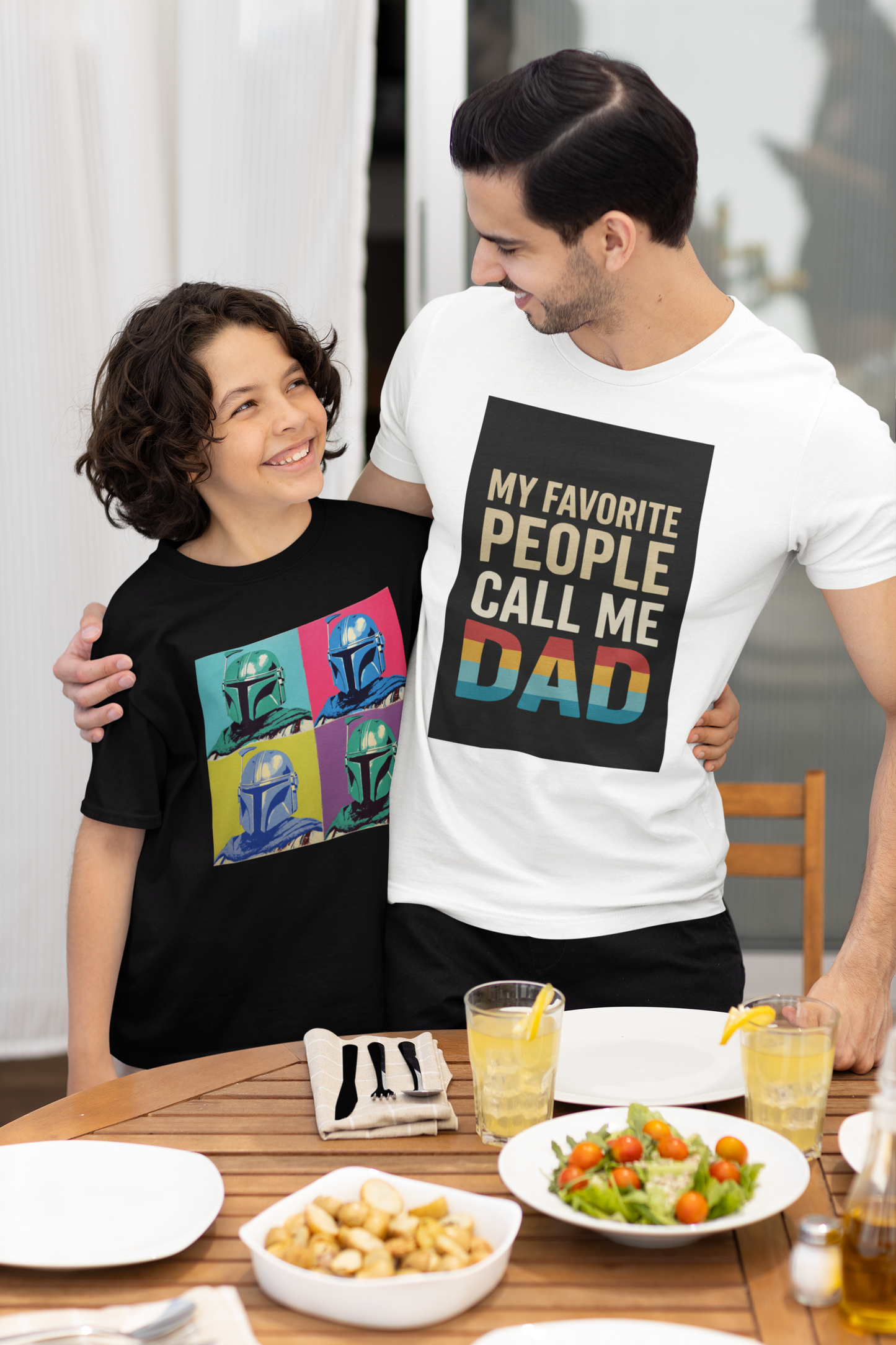 Funny Dad T-Shirt - Unisex Heavy Cotton Tee - My Favorite People Call Me Dad - Father's Day Gift