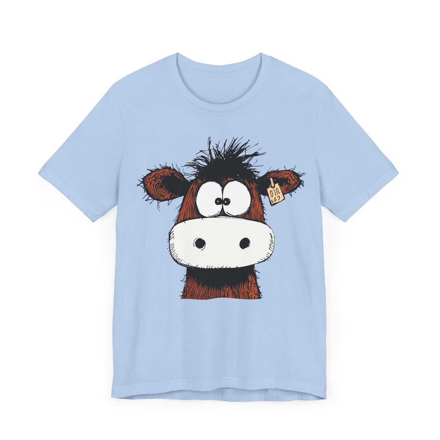 Funny Cow Graphic Tee - Unisex Jersey Short Sleeve T-Shirt