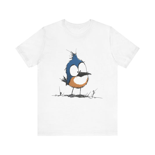 Cute Bluebird  Unisex Tee - Casual Wear for Nature Lovers