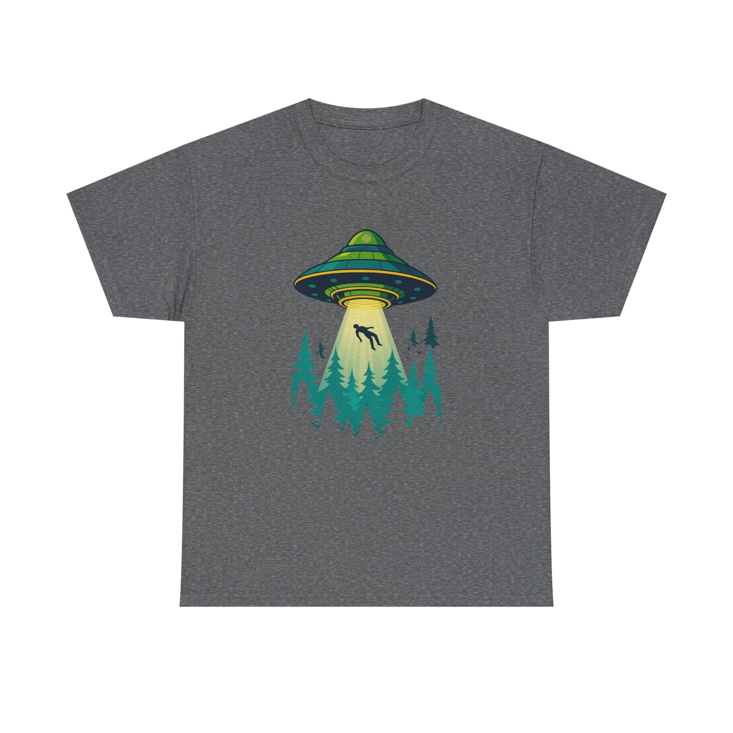 ALIEN UPLOAD - UFO Forest Adventure Unisex Tee