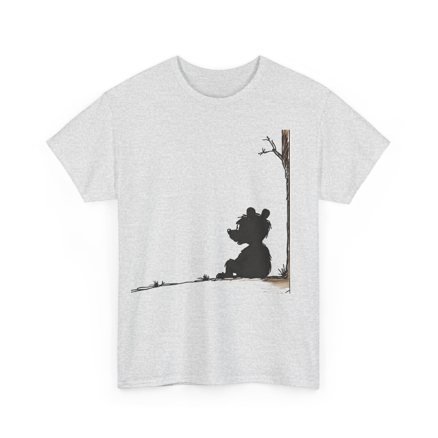 Cozy Bear Silhouette Tee for Nature Lovers