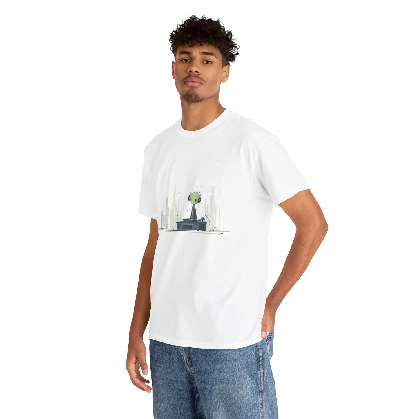 Alien Vibes - Alien DJ Shirt