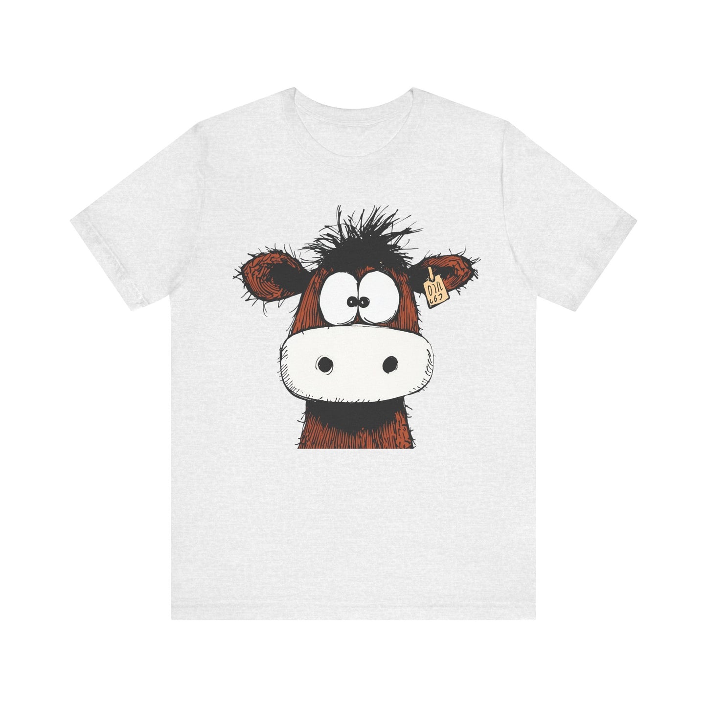 Funny Cow Graphic Tee - Unisex Jersey Short Sleeve T-Shirt