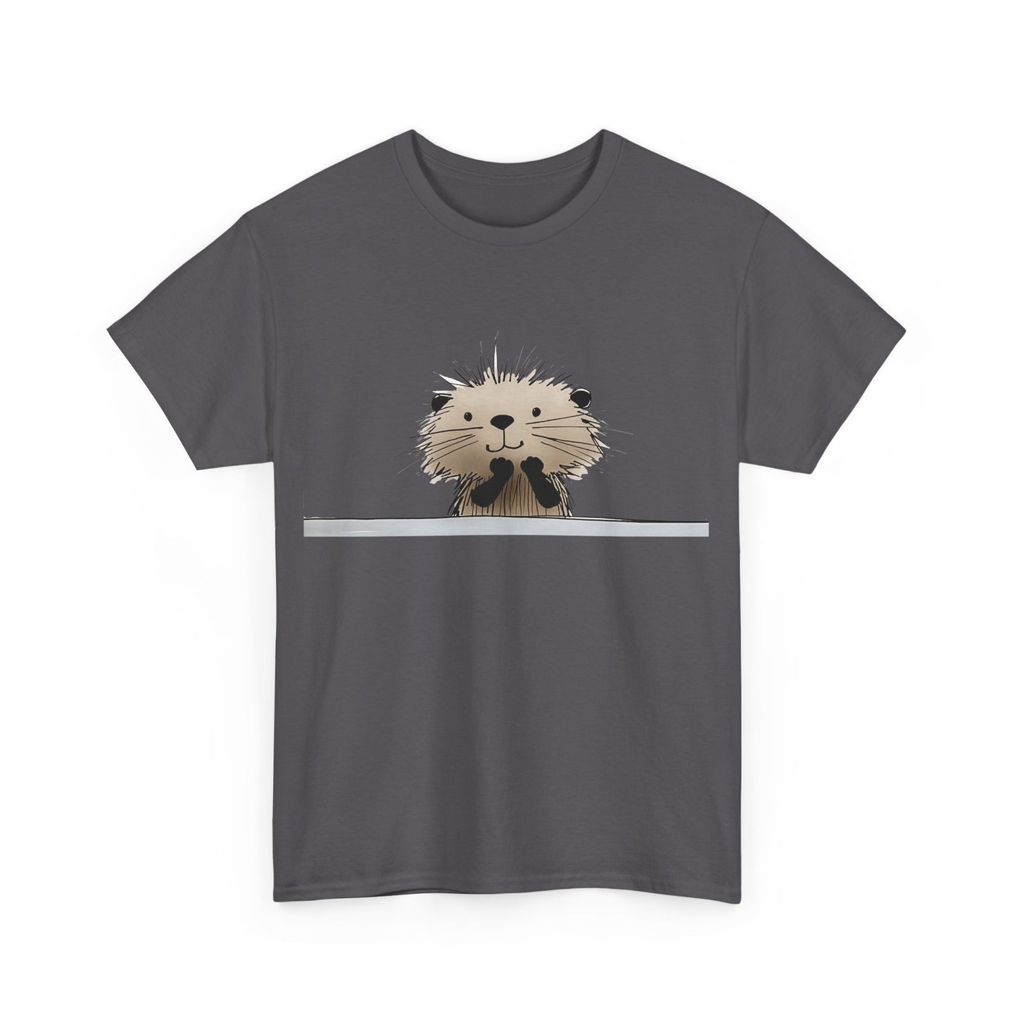 Sweet Little  Beaver Graphic Unisex Heavy Cotton Tee