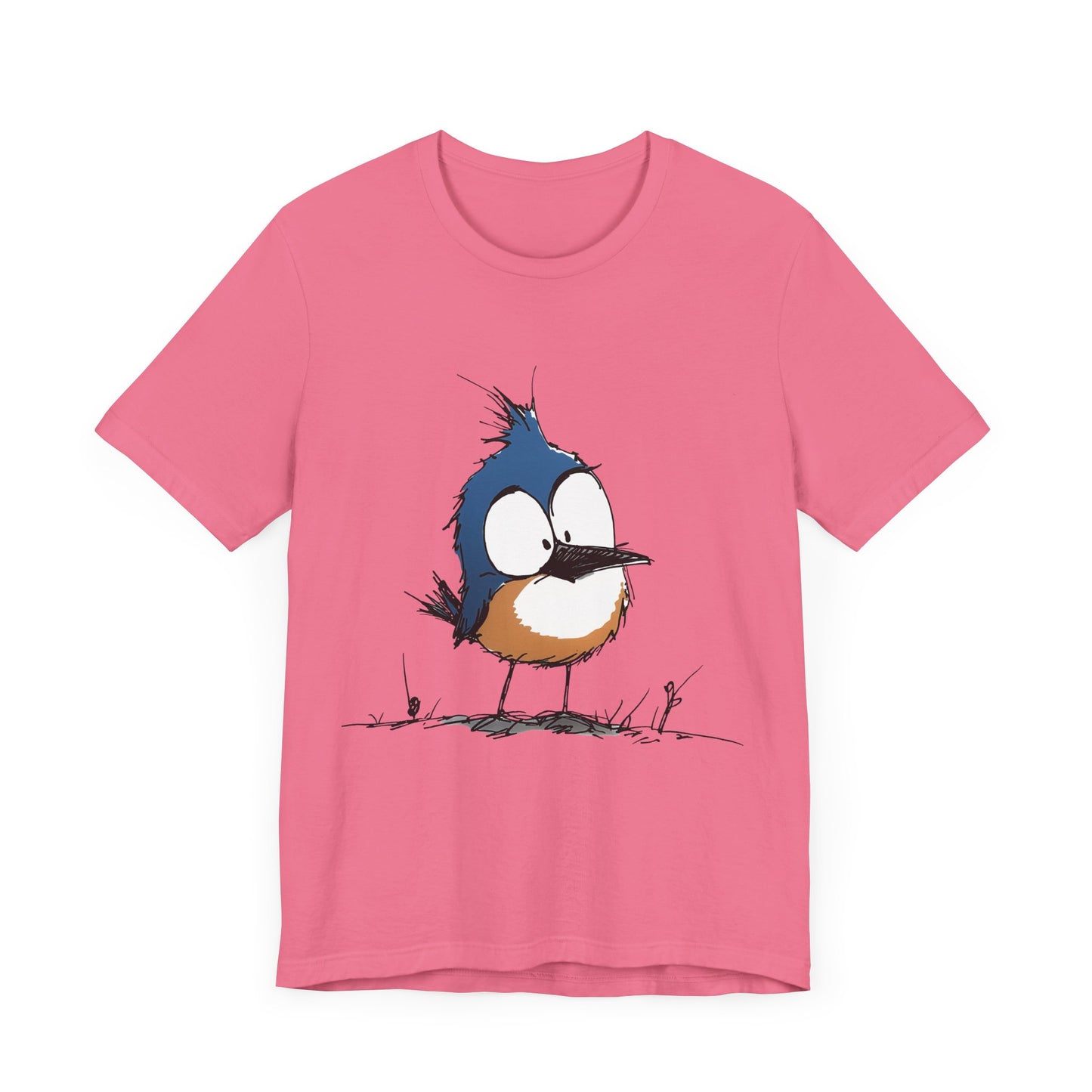 Cute Bluebird  Unisex Tee - Casual Wear for Nature Lovers