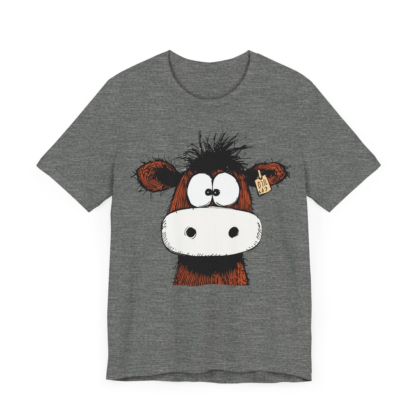 Funny Cow Graphic Tee - Unisex Jersey Short Sleeve T-Shirt
