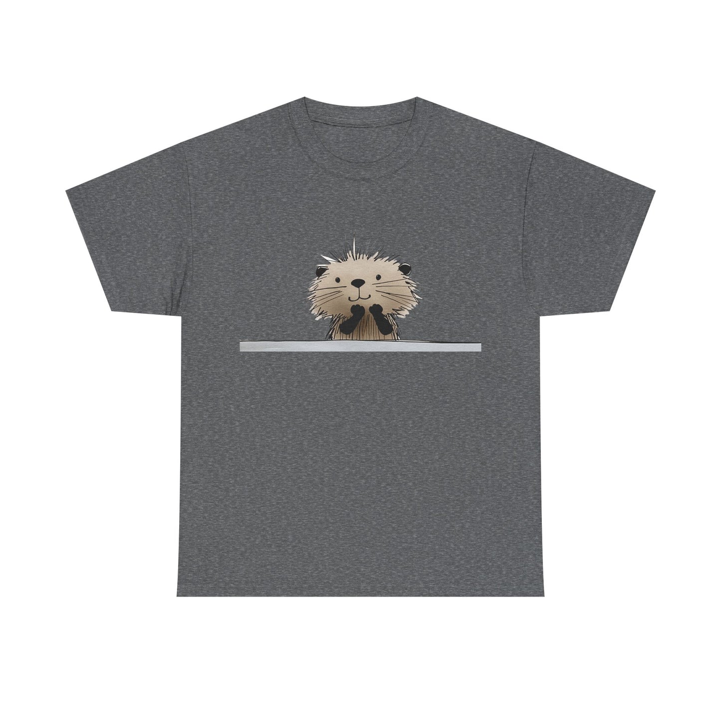 Sweet Little  Beaver Graphic Unisex Heavy Cotton Tee