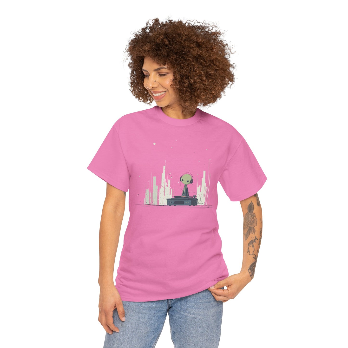 Alien Vibes - Alien DJ Shirt
