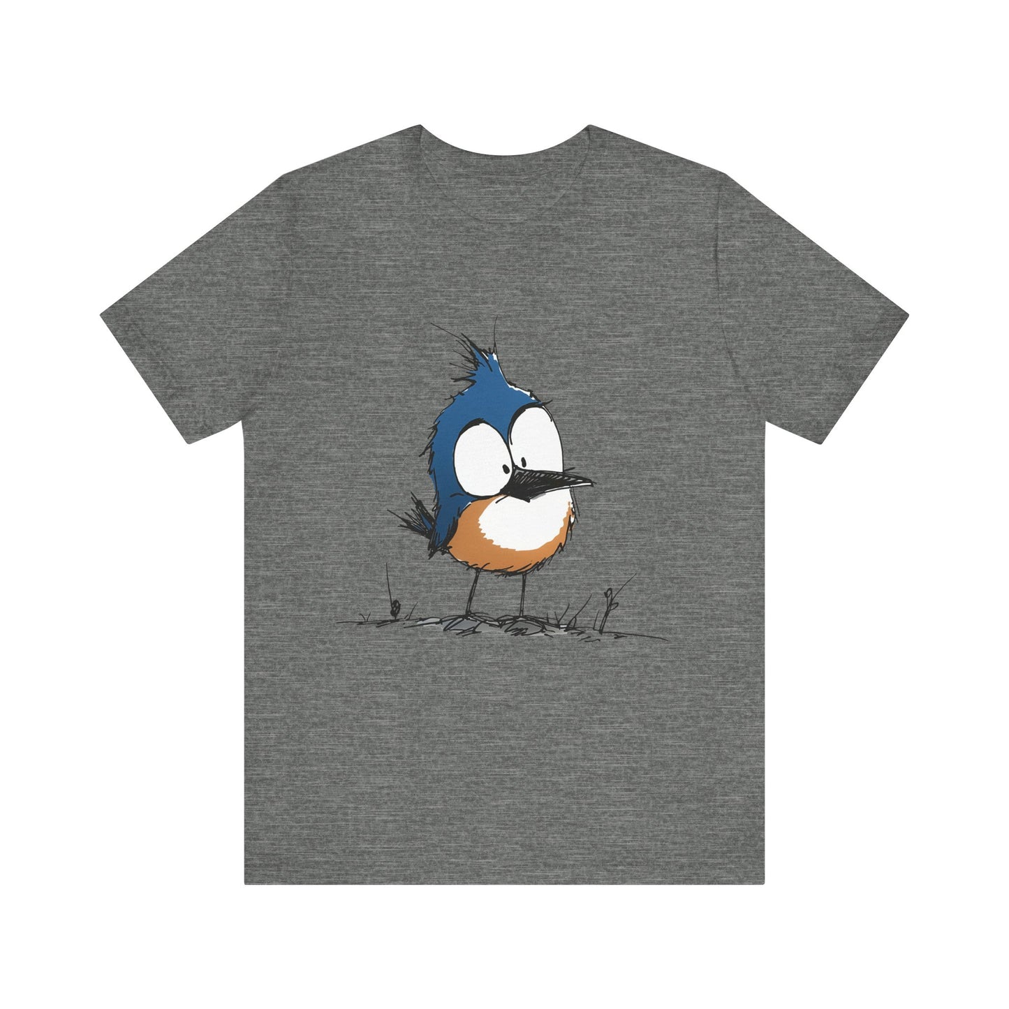 Cute Bluebird  Unisex Tee - Casual Wear for Nature Lovers