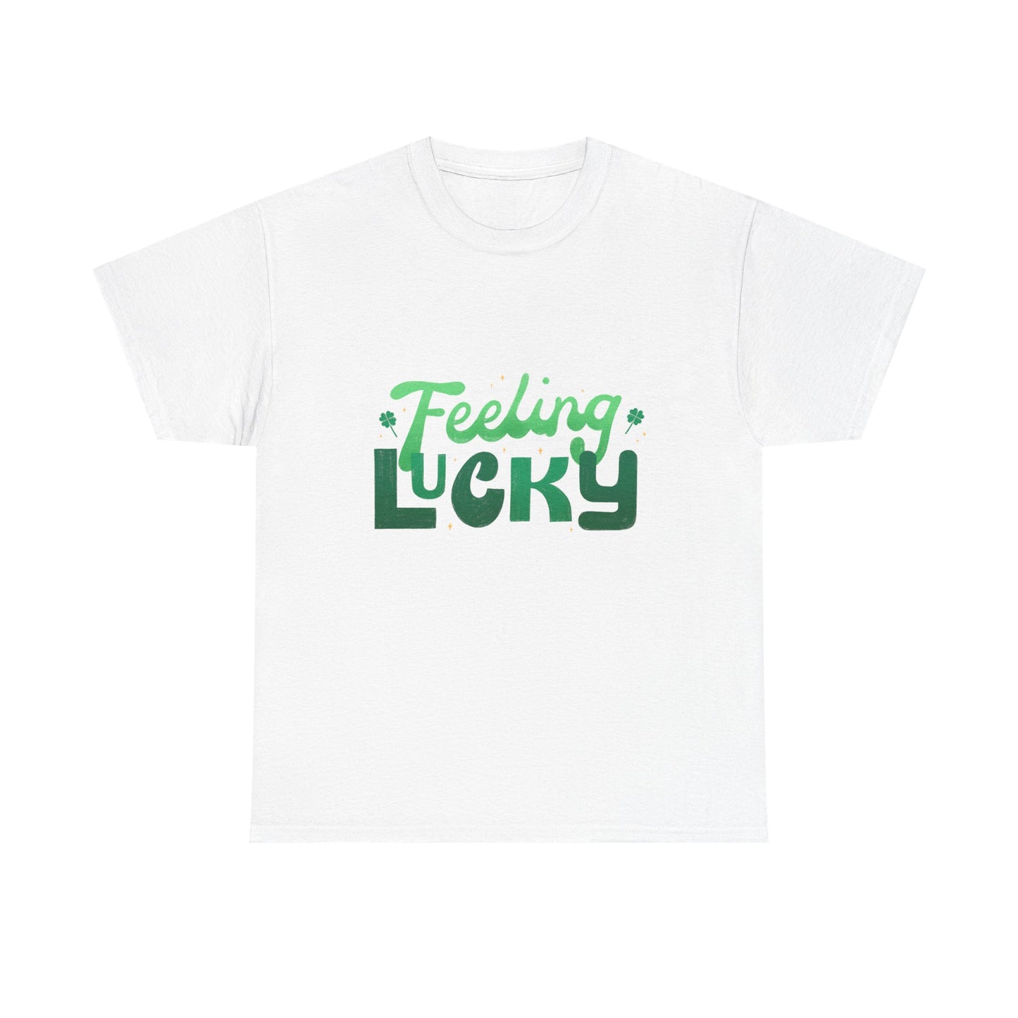 Feeling Lucky Unisex Heavy Cotton Tee - St. Patrick's Day Shirt