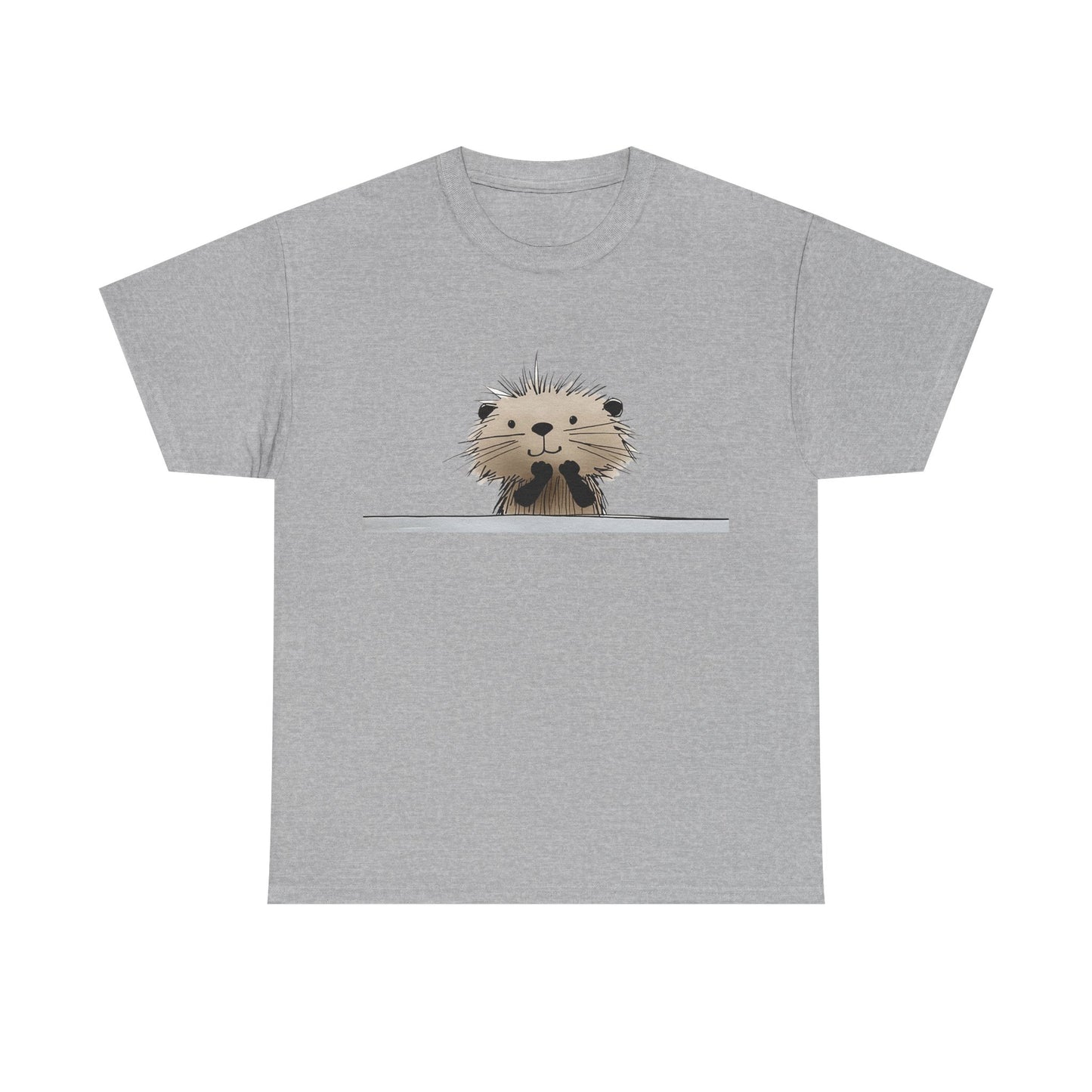 Sweet Little  Beaver Graphic Unisex Heavy Cotton Tee