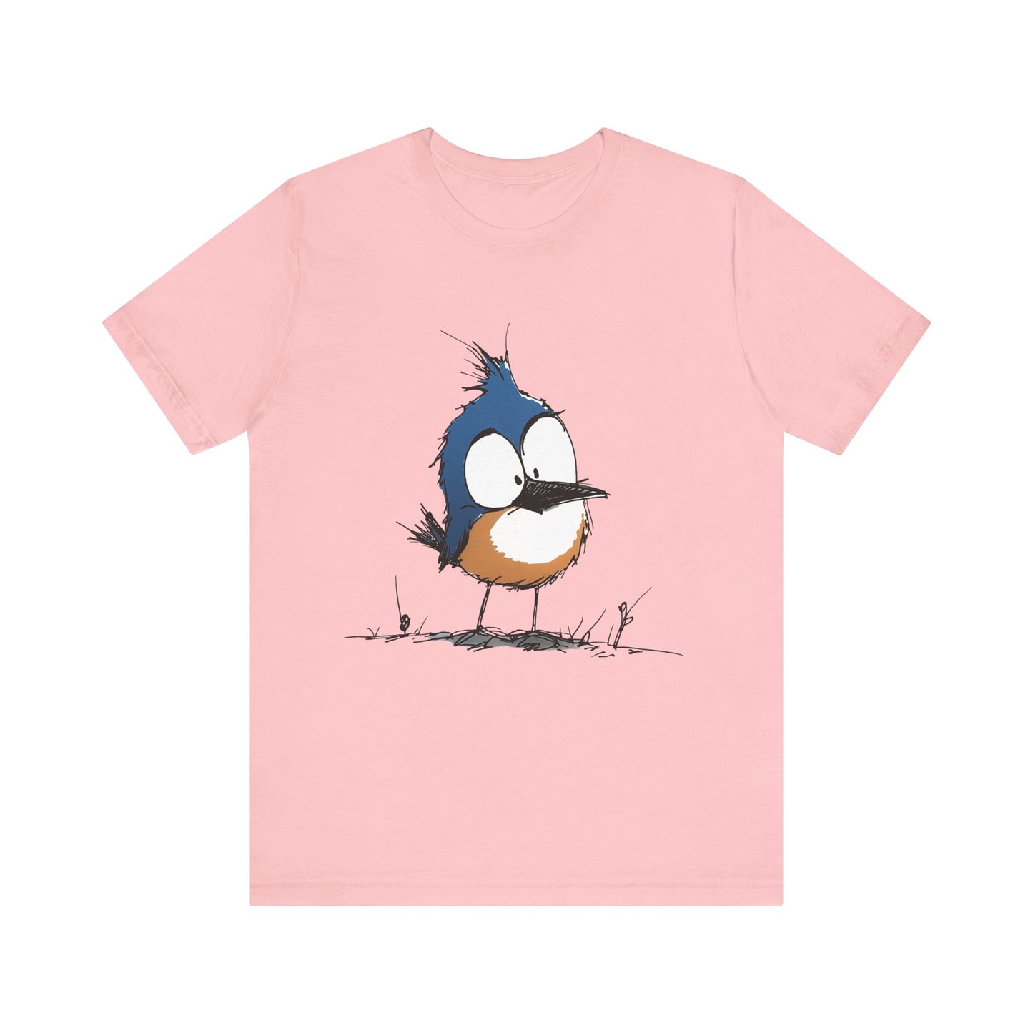 Cute Bluebird  Unisex Tee - Casual Wear for Nature Lovers