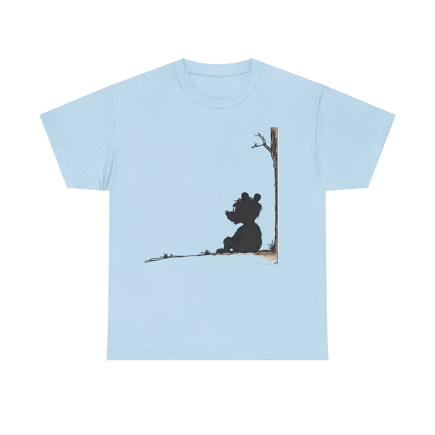 Cozy Bear Silhouette Tee for Nature Lovers