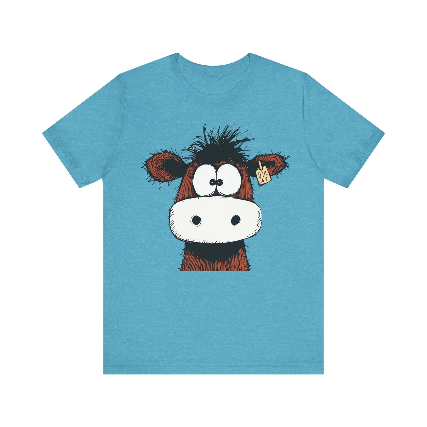 Funny Cow Graphic Tee - Unisex Jersey Short Sleeve T-Shirt