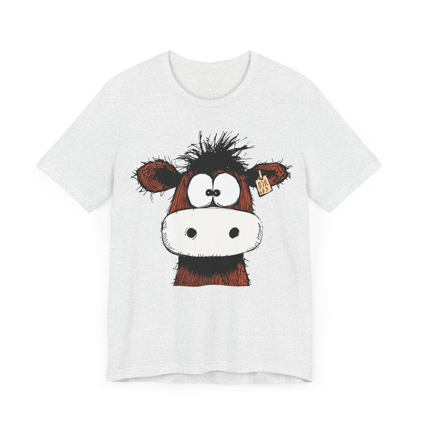 Funny Cow Graphic Tee - Unisex Jersey Short Sleeve T-Shirt