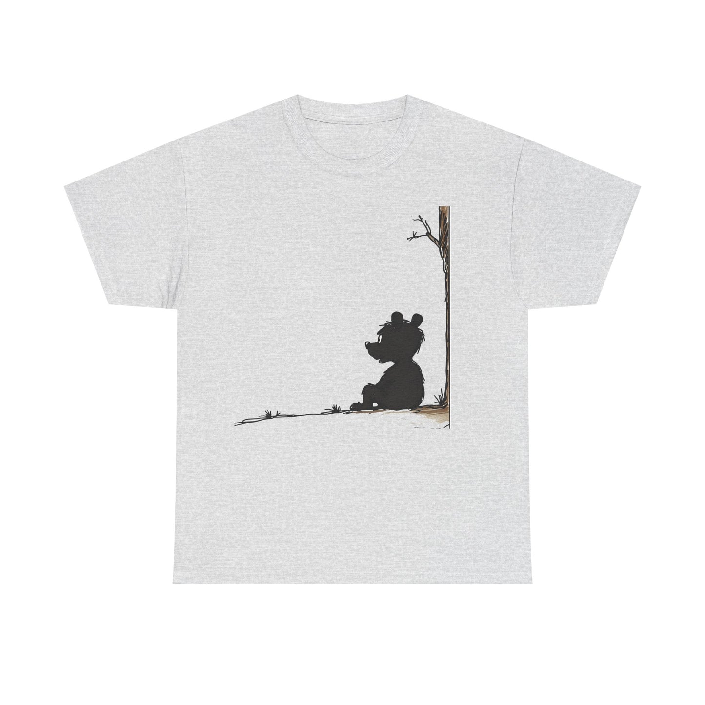 Cozy Bear Silhouette Tee for Nature Lovers