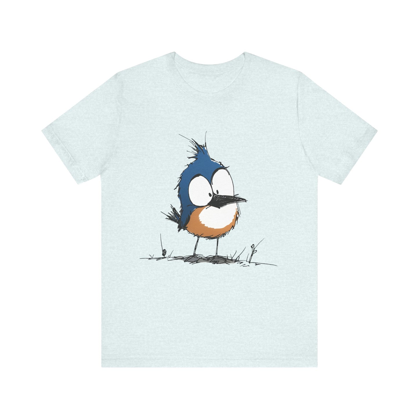 Cute Bluebird  Unisex Tee - Casual Wear for Nature Lovers