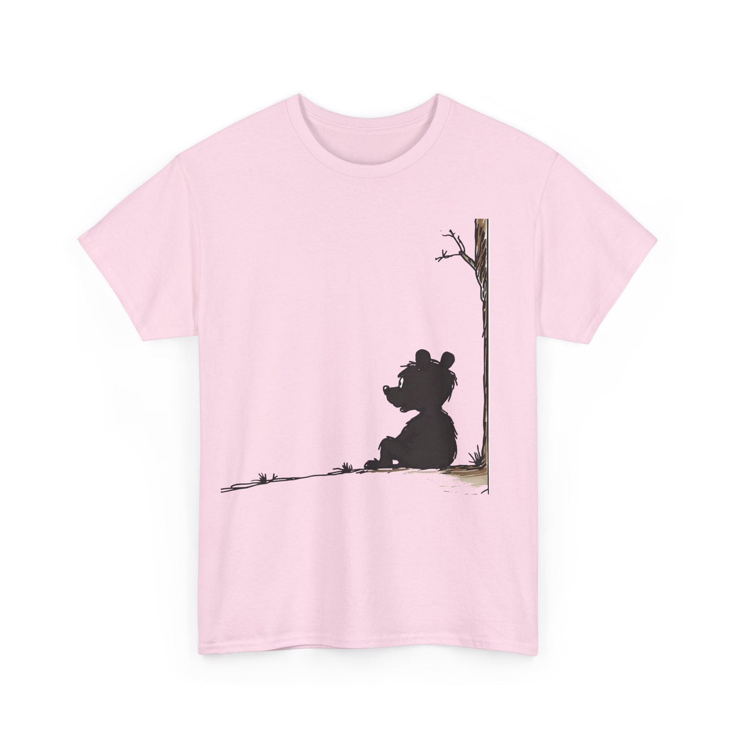 Cozy Bear Silhouette Tee for Nature Lovers