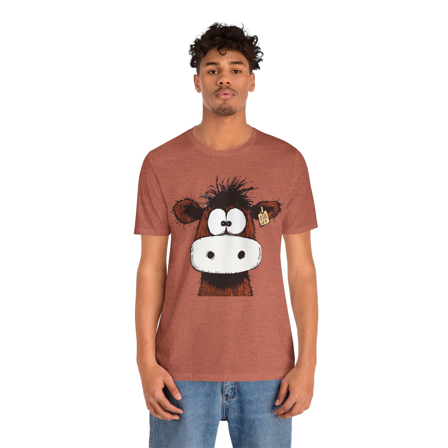 Funny Cow Graphic Tee - Unisex Jersey Short Sleeve T-Shirt