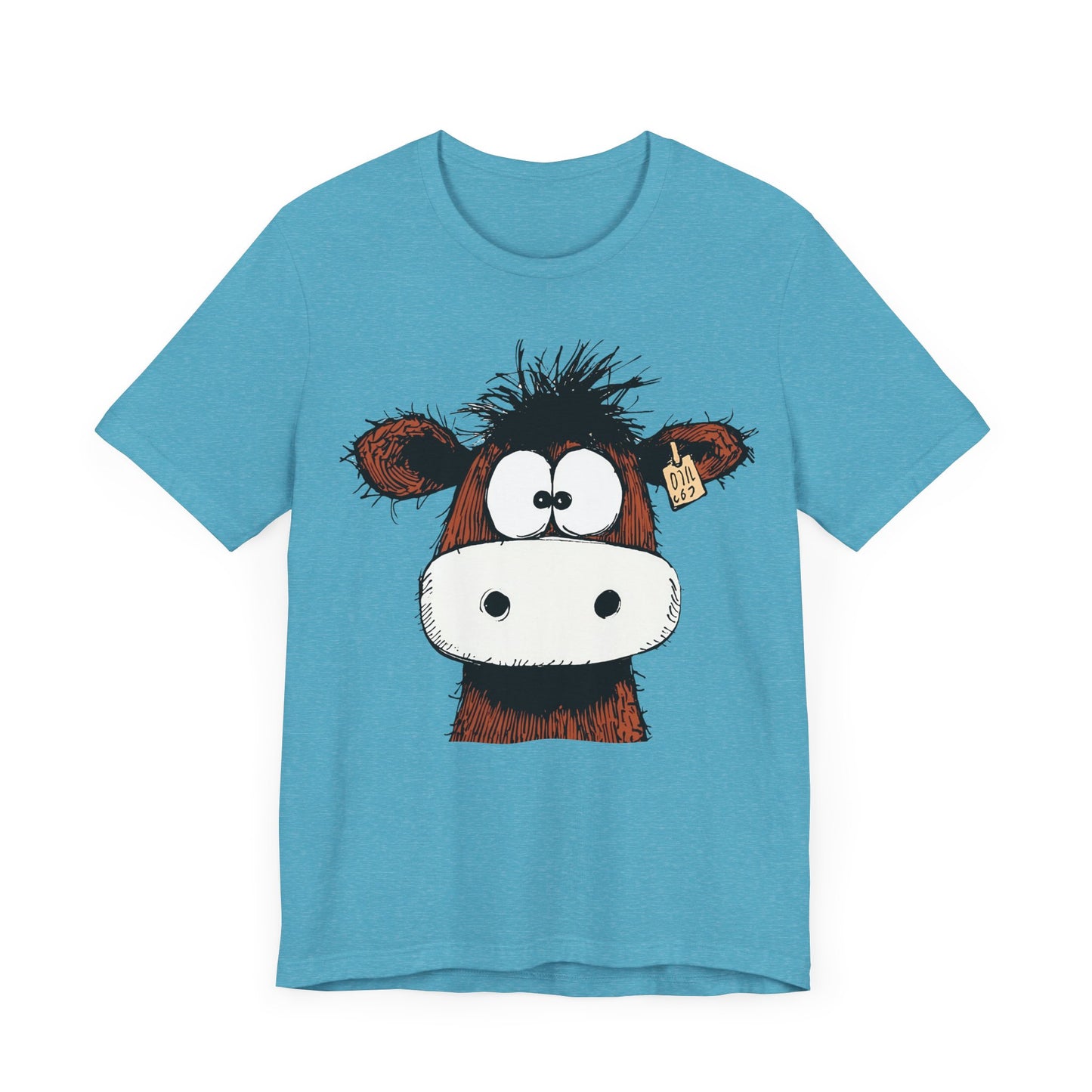 Funny Cow Graphic Tee - Unisex Jersey Short Sleeve T-Shirt