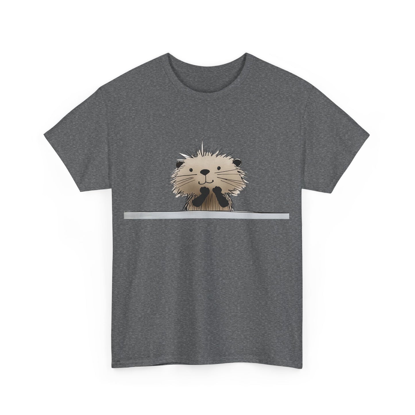 Sweet Little  Beaver Graphic Unisex Heavy Cotton Tee