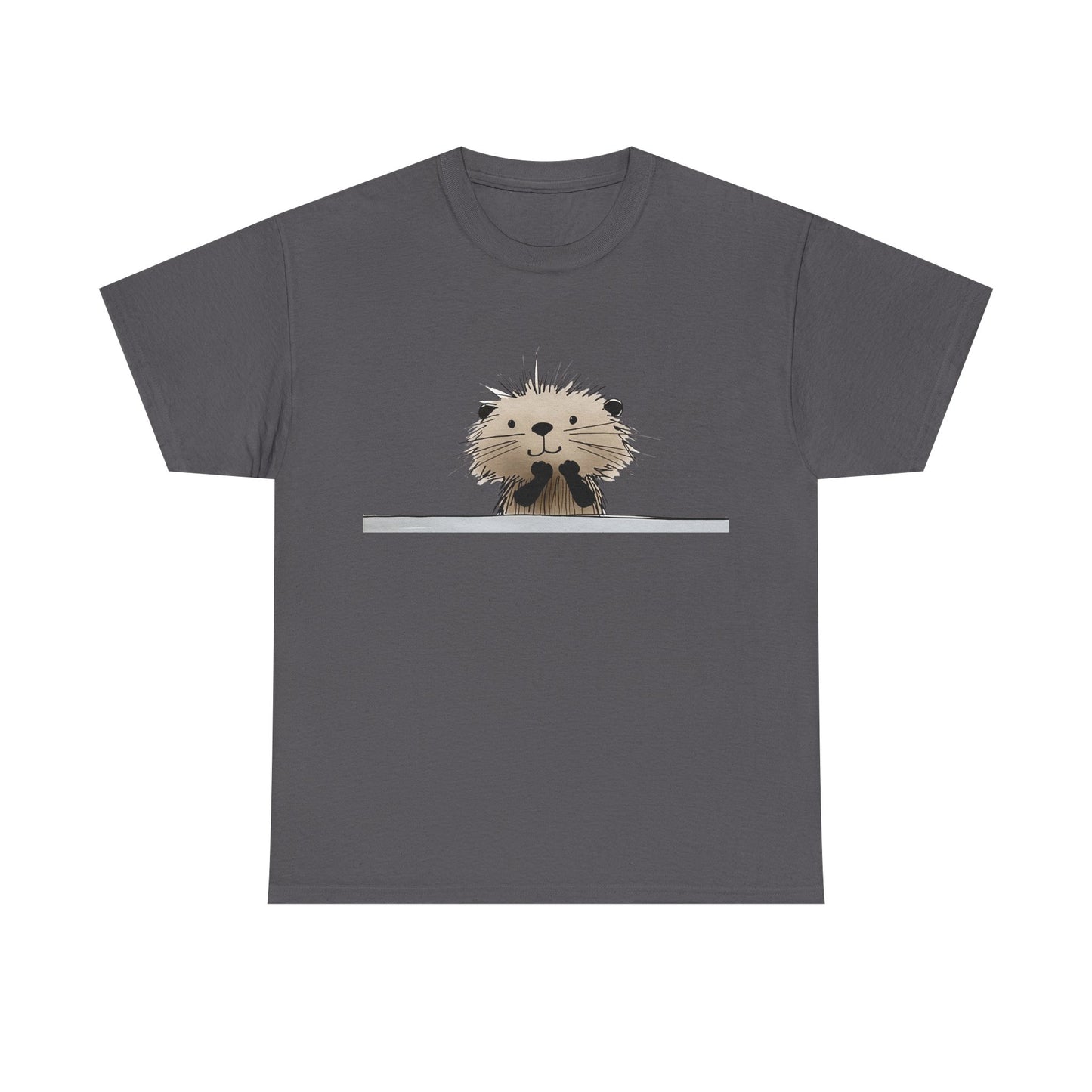 Sweet Little  Beaver Graphic Unisex Heavy Cotton Tee