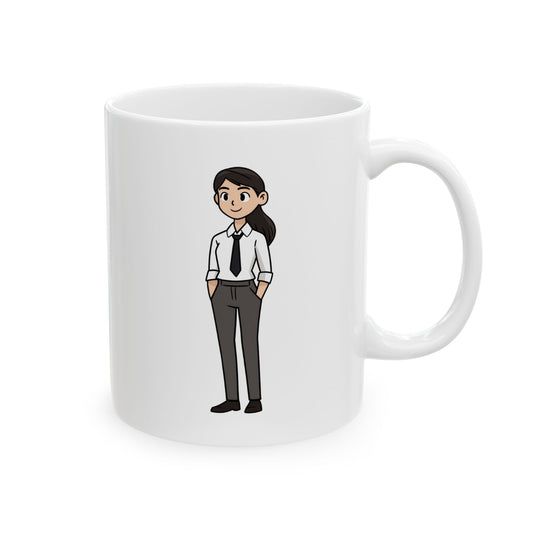 Office Girl Amy - Coffee/Tea Mug-11oz