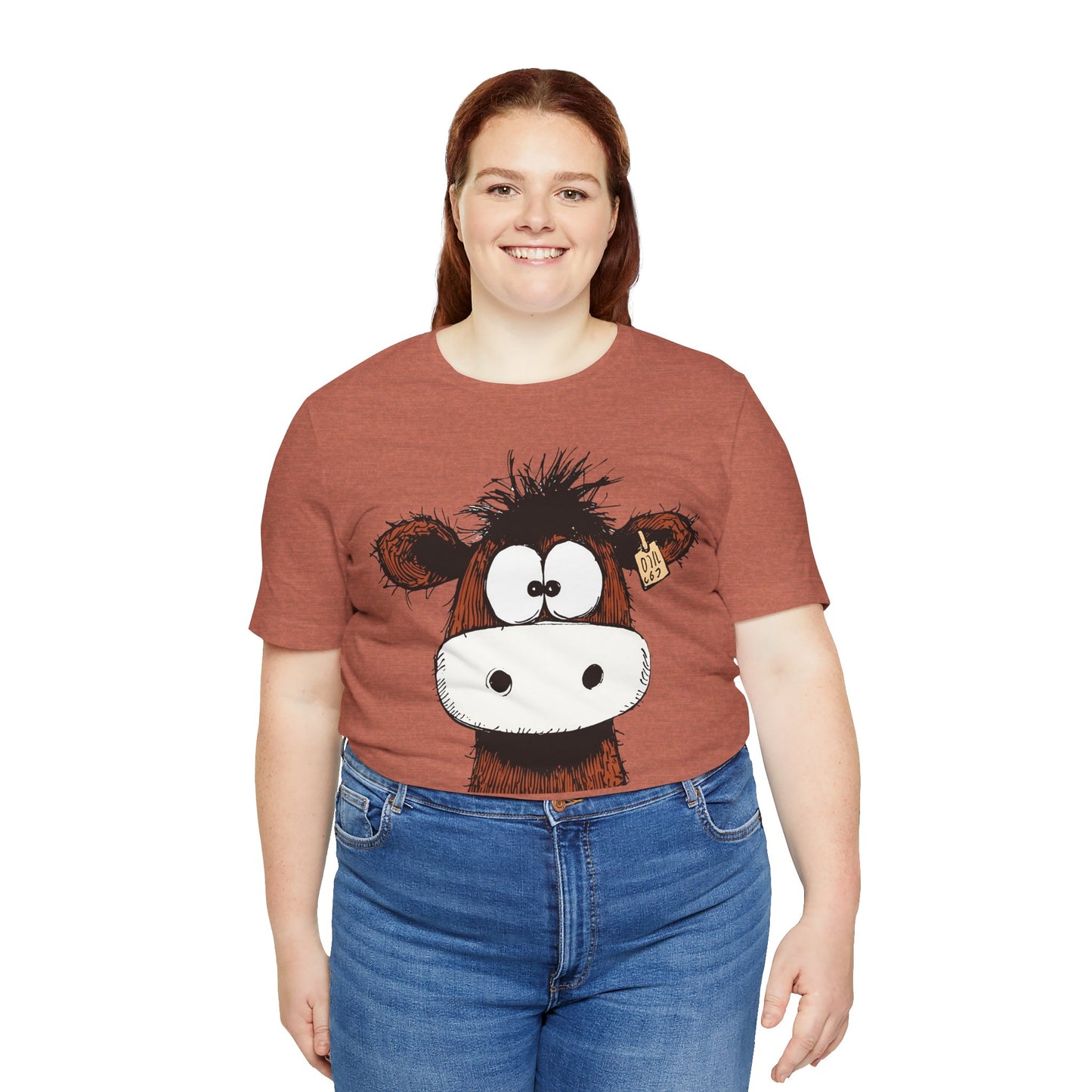 Funny Cow Graphic Tee - Unisex Jersey Short Sleeve T-Shirt