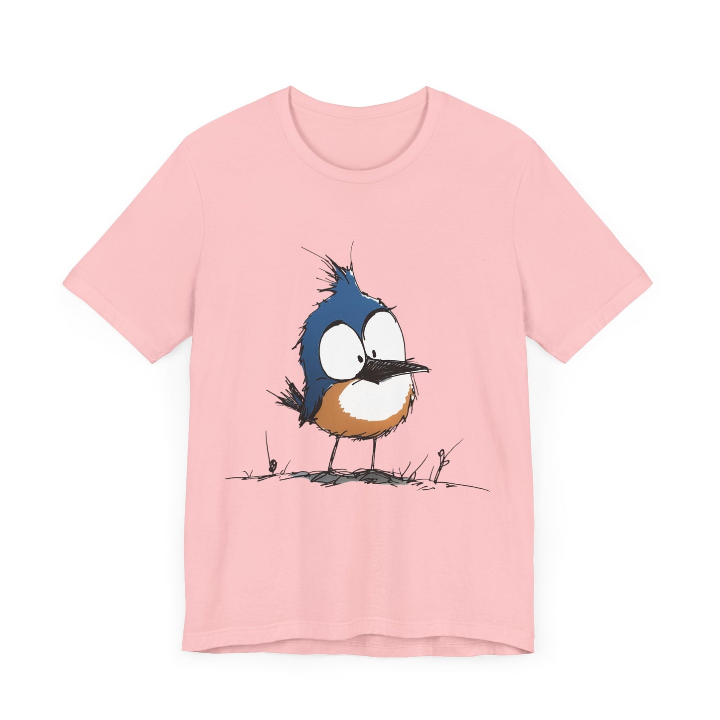 Cute Bluebird  Unisex Tee - Casual Wear for Nature Lovers