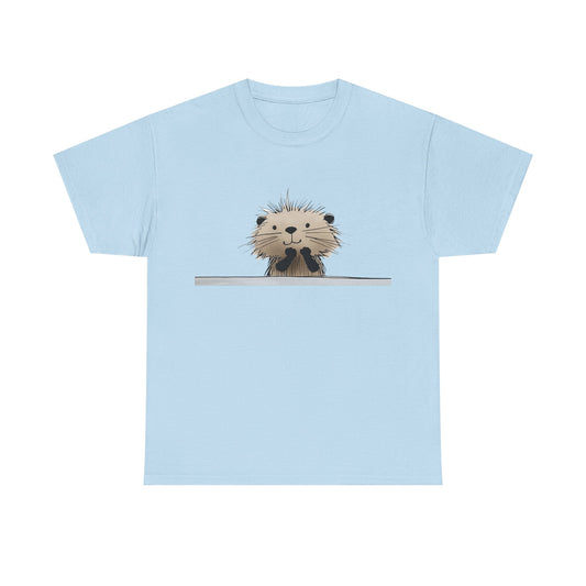 Sweet Little  Beaver Graphic Unisex Heavy Cotton Tee